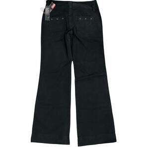 Diesel Proskov Pantalone Black Corduroy Wide Leg Chino Pants Size 28 NWT